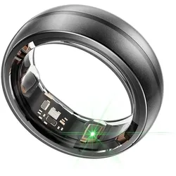 Nextring black 8mm (8, Schwarz), Smart Ring, Schwarz