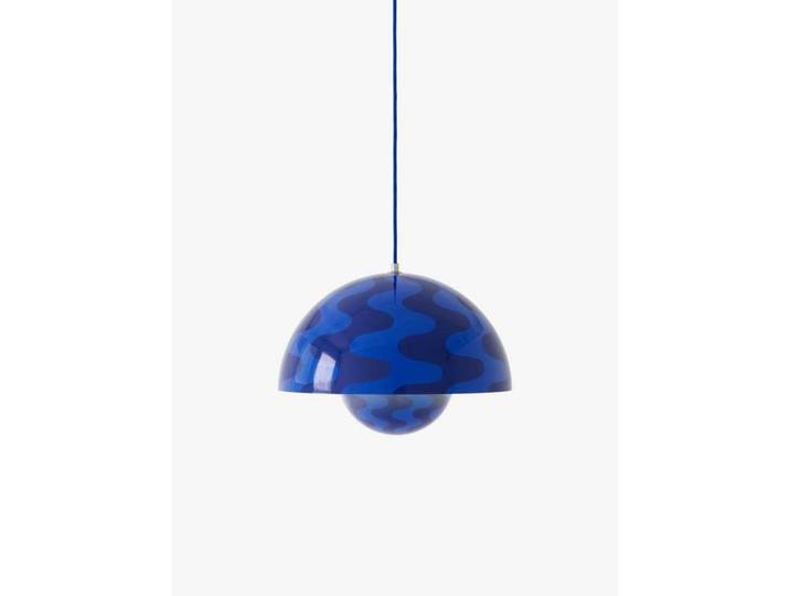 Flowerpot VP7 Hängelampe Ø 37 cm dämmerungsblau - &Tradition - Wohnzimmer - Design - Metall - Einflammig