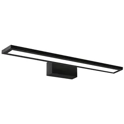 READ LED-Badezimmerwandleuchte 10W 900lm 3000K IP20 Schwarz - Rossini Illuminazione - Dünne Wandleuchte für Spiegel und Metallgemälde