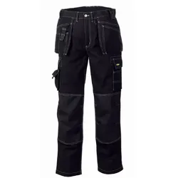 Handwerker Bundhose "PANAMA" Canvas - 58 - schwarz