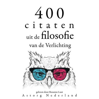 400 citaten uit de filosofie van de Verlichting - Denis Diderot,Jean Jaques Rousseau,Charles de Montesquieu,Voltaire, Audio, 9782821156494