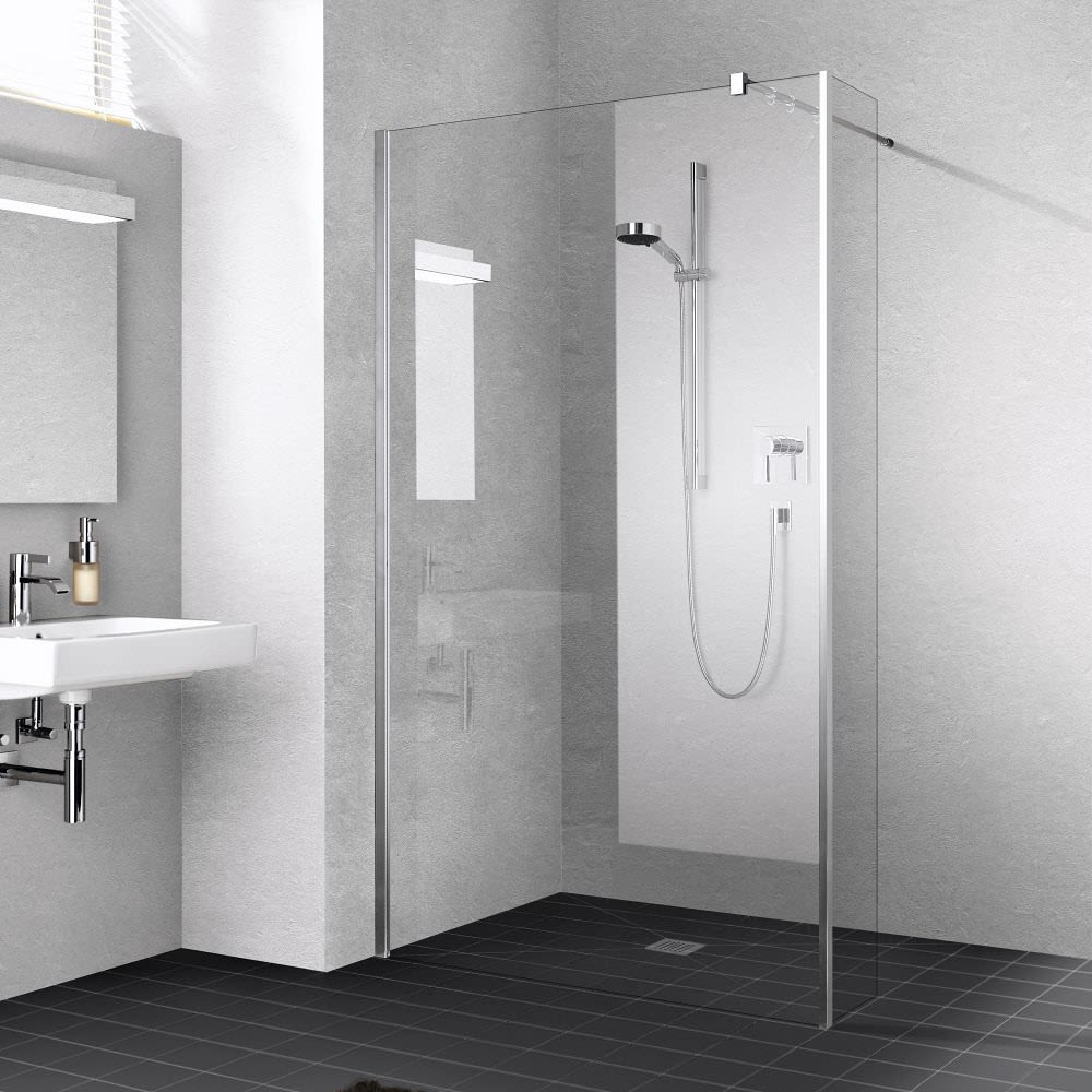 Kermi Walk-In XB Festfeld im Winkel 30 x 200 cm zur Kombination mit Wall oder Free