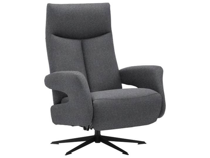 Welnova Relaxsessel, Grau, Metall, 74x105x82 cm, Fußauswahl, Stoffauswahl, Relaxfunktion, Wohnzimmer, Sessel, Relaxsessel