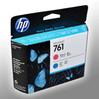 HP Druckkopf CH646A 761 magenta + cyan