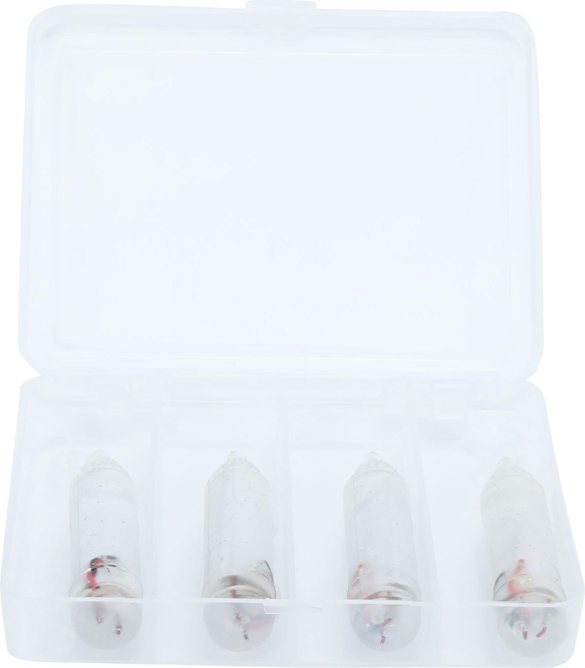 Set van 4 Gistuch LED onderwaterlampen, waterdichte vislokker, wit