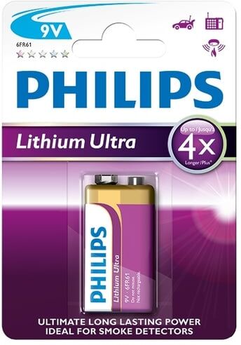 Philips Ultra E/6FR61   Pilha Litio