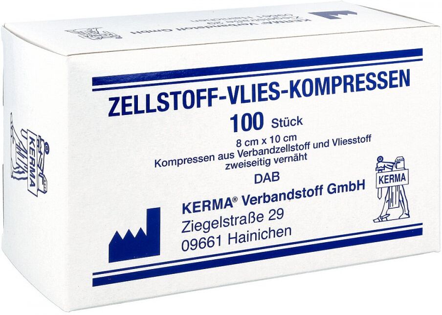 Zellstoff Vlies Kompressen 8x10cm unsteril