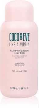 Coco & Eve Like A Virgin Clarifying Detox Shampoo champô de limpeza profunda com efeito desintoxicante 280 ml. Like A Virgin Clarifying Detox Shampoo