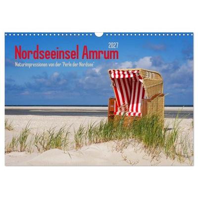 Nordseeinsel Amrum (Wandkalender 2027 DIN A3 quer), CALVENDO Monatskalender