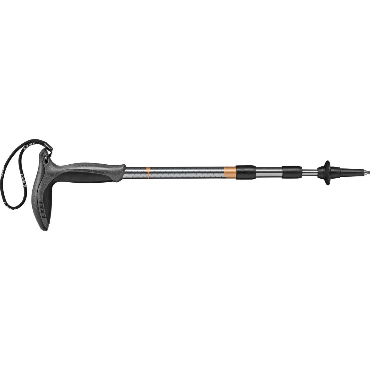 LEKI Super Micro gunmetal-dark anthracite-copper 66 - 90 cm 65320801