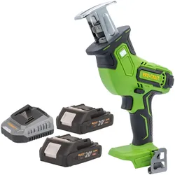 Procraft, Säbelsäge, PSS30bb Akku Säbelsäge 20 V Brushless + 2x Akku 2,0 Ah + Ladegerät