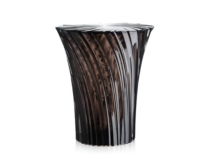 KARTELL table basse SPARKLE H 44 cm (Fumé - PMMA transparent)
