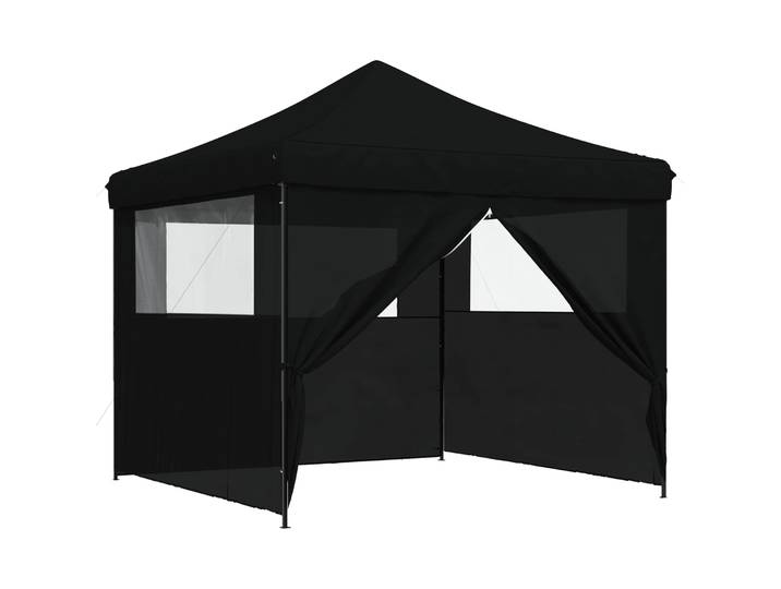 Vidaxl Party Tent 292 X 292 X 315 Cm Black Oxford Fabric