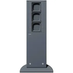 Gira, Zubehör Schalterprogramm, 134528 491mm anthrazit Energiesäule 3xLeereinheit