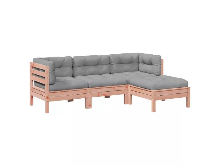 VidaXL - Garten sofagarnitur douglas wood, One Size, Braun
