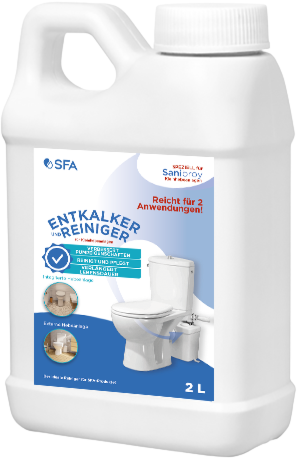 SFA Entkalker/ Spezialreiniger X2910N2 2 Liter, für Kleinhebeanlagen, für 2 Anwendungen
