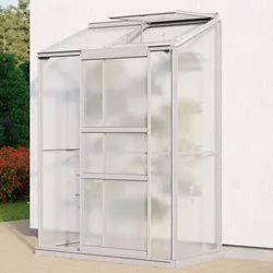 Vitavia Anlehn-Gewächshaus "Styx 900",aluminium eloxiert,0,9 m2