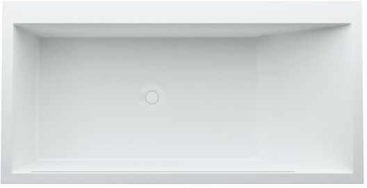 LAUFEN Kartell Einbau-Badewanne H2243310006161 170 x 86 cm, Ecke links, mit LED-Beleuchtung, weiß