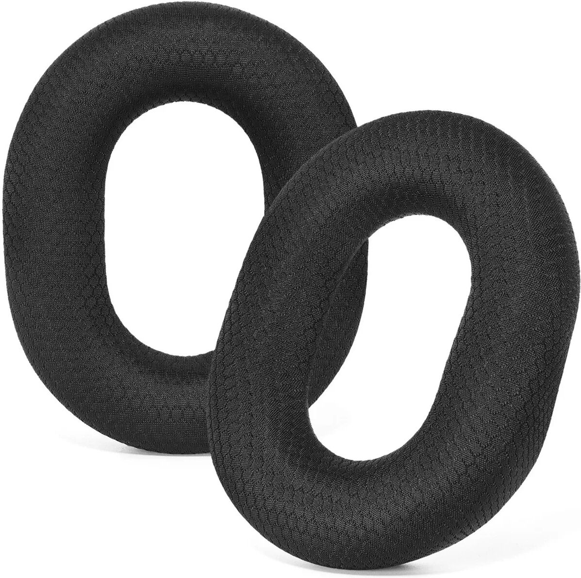 INF 2 Stk. Schwarze Fußballnetz-Mesh-Ohrpolster kompatibel mit Razer BlackShark V3 Pro - Ersatz-Ohrpolster