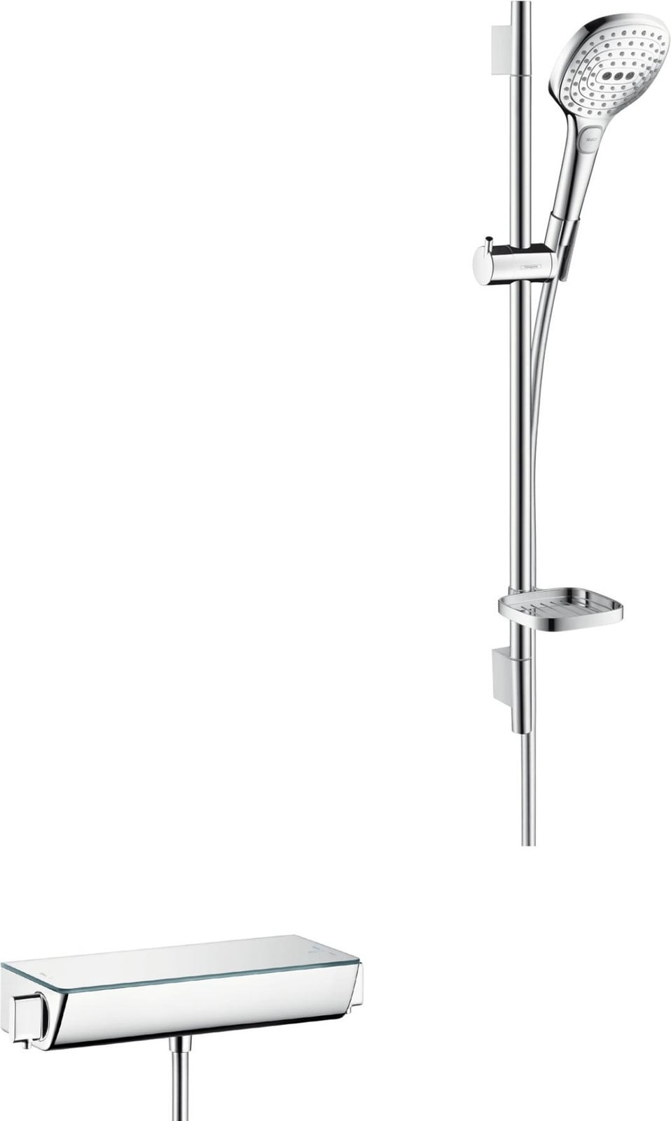 Hansgrohe Raindance Select E 120 Douchecombinatie met Ecostat Sel. U Thermostatische Douchekop, Chroom