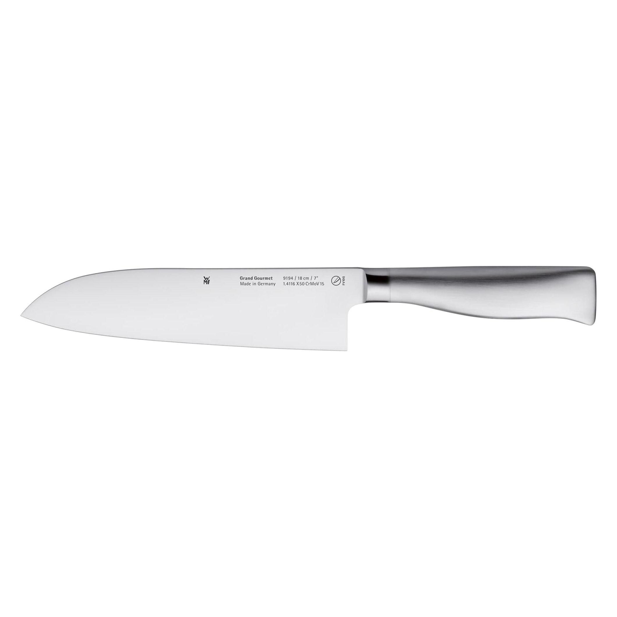 WMF Santoku Messer 32cm Made in Germany Grand Gourmet Spezialklingenstahl PC (18 cm, 1x) (18.9194.6032)