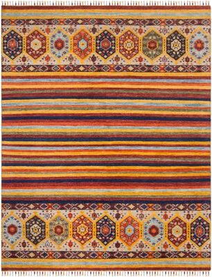 SAFAVIEH Hand-knotted Nomad Muriele Southwestern Tribal Wool Rug