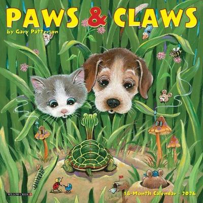 Paws & Claws by Gary Patterson 2026 Mini Wall Calendar