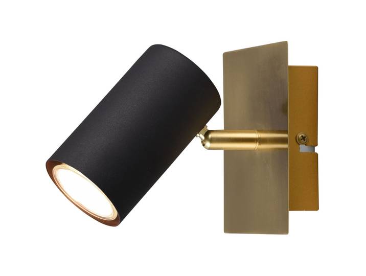 Spot Manste schwarz-gold Metall B 12 cm - Spot