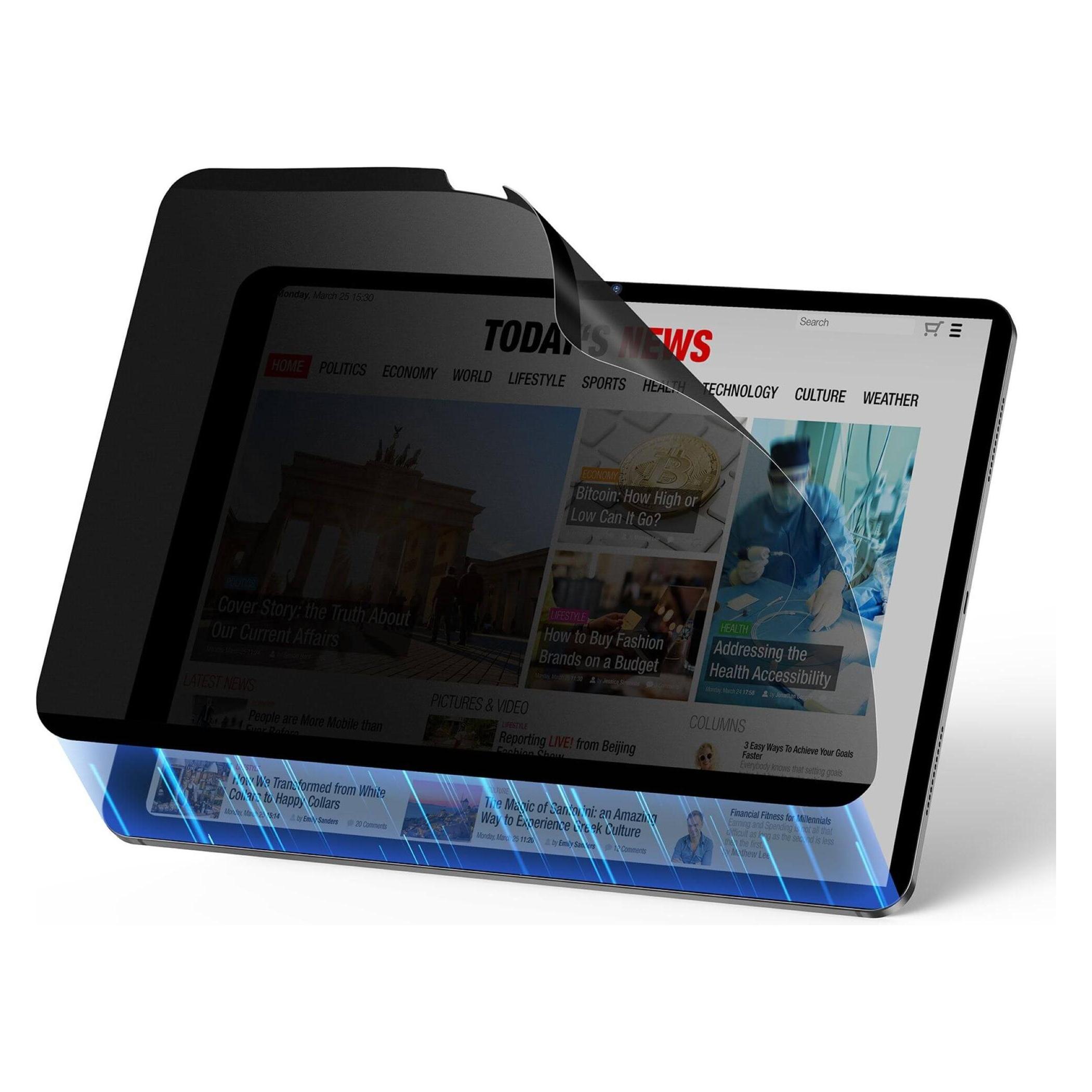 ESR Magnetic (abnehmbar) Privacy Displayschutzfolie (Apple iPad Air 11 2024, Apple iPad Air 11 2025) (1E0970102)