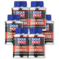 6x Additiv LIQUI MOLY 3823 Motorbike Speed Shooter Motorrad Motor Performance 80ml