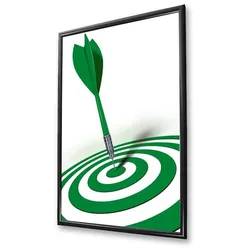 Klapprahmen DIN A2 schwarz - Plakatrahmen Standard
