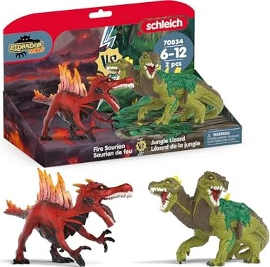 Schleich Feuersaurier vs. Dschungelechse 70834