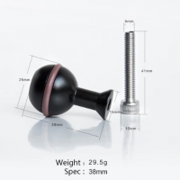 Divevolk - Kugeladapter M6 - M6 ball head
