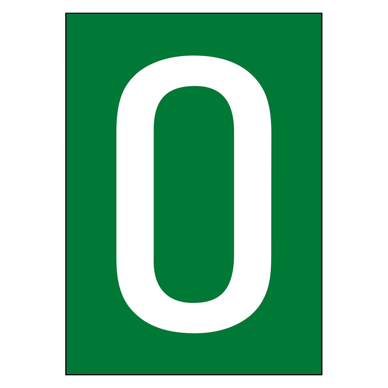 Brady A4-Etiketten mit Zahlen und Buchstaben (NL7541A4GR-O)
