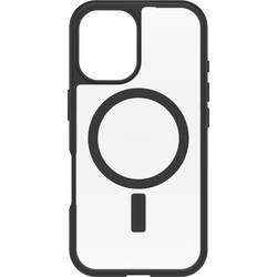 Otterbox React Backcover Apple iPhone 16 Schwarz, Transparent Induktives Laden, MagSafe kompatibel 77-96243