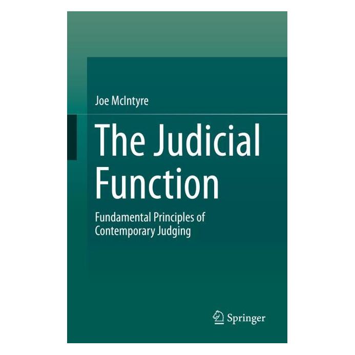 Springer The Judicial Function (Englisch, Hardcover, Joe McIntyre) (71874173)