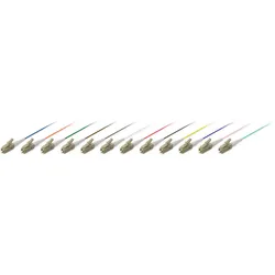 equip Glasfaser LC/PC Pigtail Multi Mode Duplex OM3 (2 m), Netzwerkkabel
