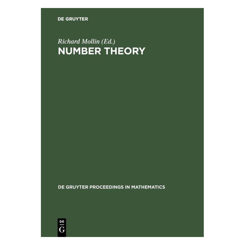De Gruyter Number Theory (Englisch, Hardcover, Richard Mollin) (67761221)