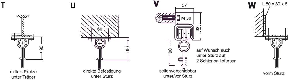 Flexo Kunststoffe Pendeltür H2000xB2000 mm klar, 900101