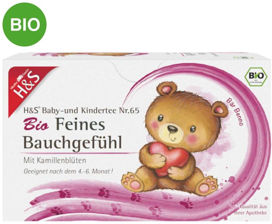 H&s Bio Baby- und Kindertee Feines Bauchgefühl Fbtl.