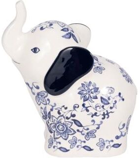 Sagebrook Home Dolomite Elephant Figurine, Bring Prosperity to Your Home Decor