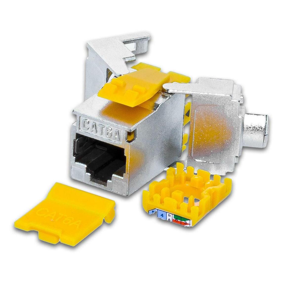 Wirewin Keystone-Modul Cat.6A STP SLIM 12er-Pack (Keystone Modul) (WKS JACK KAT6A SLIM 12)