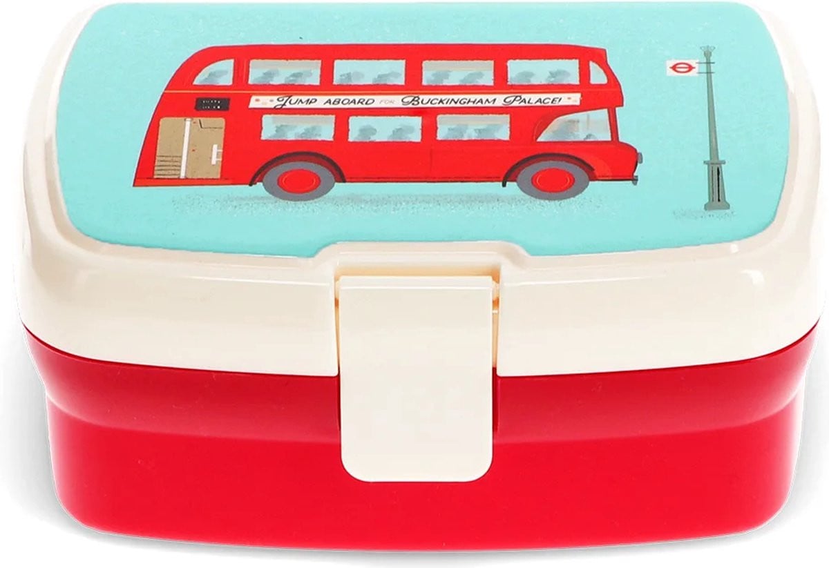 Rex London Lunchbox Routemaster Bus met uitneembaar vak, Londen Dubbeldekker, Kunststof