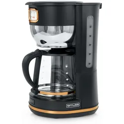 Muse MS220 BC Kaffeeautomat schwarz, Filterkaffeemaschine, Schwarz