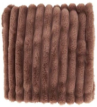 Saro Lifestyle Cozy Comfort Faux Rabbit Fur Throw