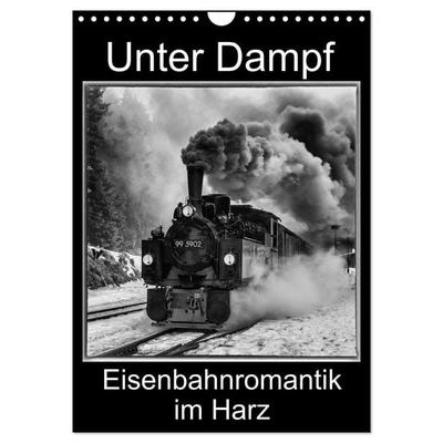 Unter Dampf. Eisenbahnromantik im Harz (Wandkalender 2026 DIN A4 hoch), CALVENDO Monatskalender