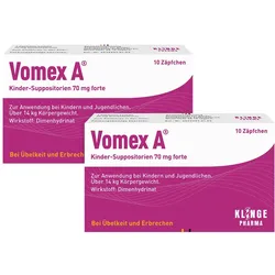 VOMEX A KINDER SUP.70MG FO 2X10 St