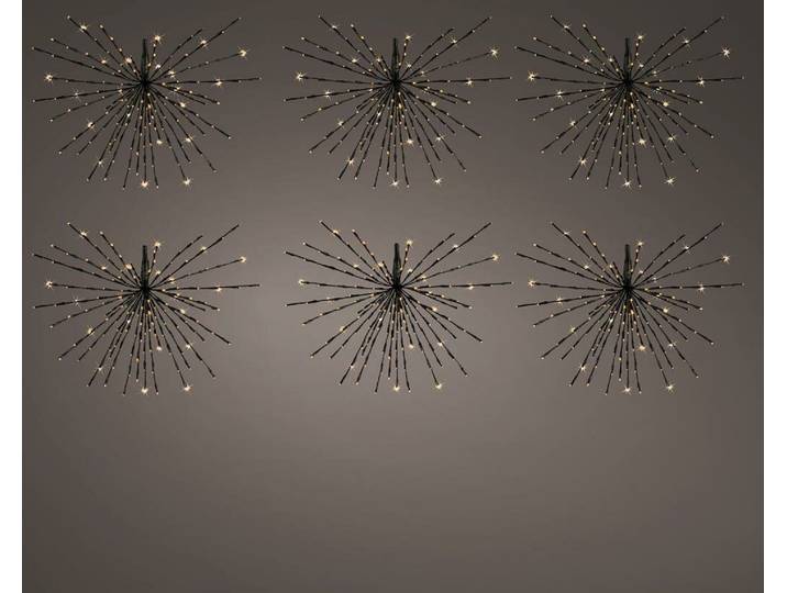 Led poolster 6 x 45 cm klassiek warm