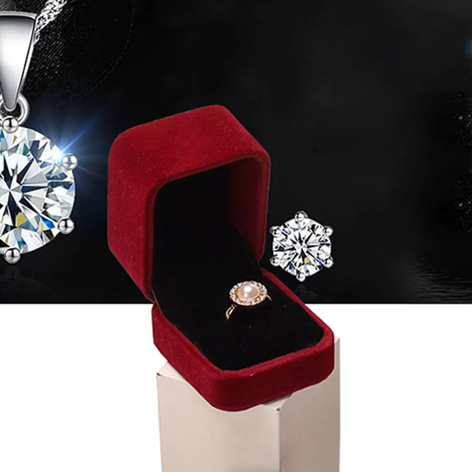 INF Boîte à bijoux pour bague