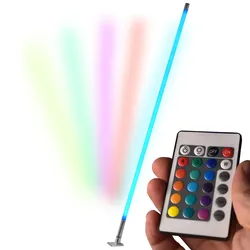 LED RGB Leuchtstab NYVIColor mit Fernbedienung - Lichtstab mit 8 Farben & 6 Farbwechsel-Programmen Länge:130 cm